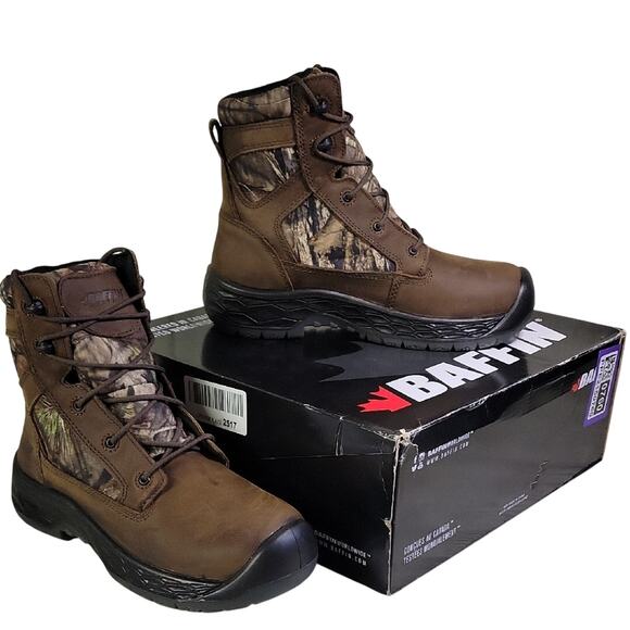 Baffin Pacer Mossy Oak Hunting Boots Mens Size 10.5 NEW - Picture 1 of 16